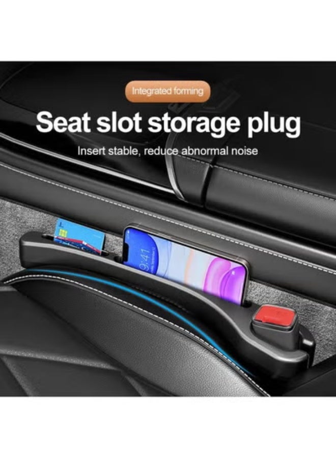 COYO 2PCS Car Seat Gap Filler Organizer with Phone Holder, Car Seat Gap Organizer for Prevent Falling,Essential Car Accessories Car Side - Image 2