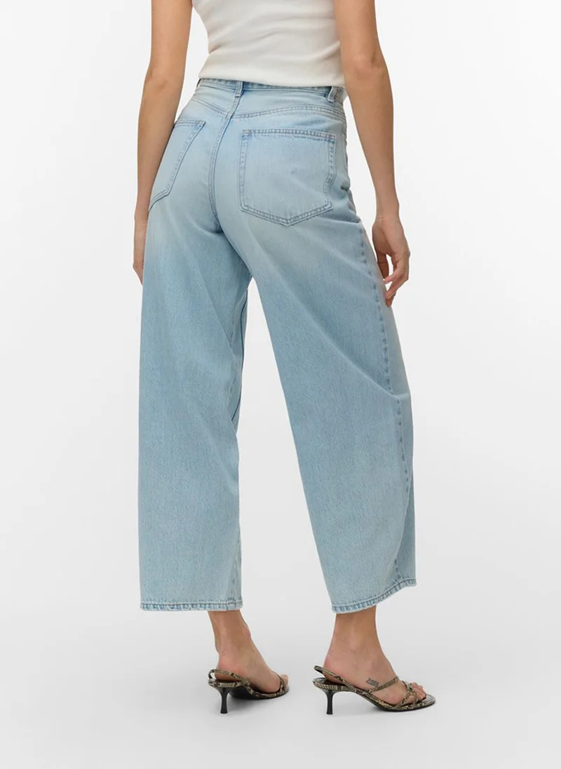 فيرو مودا VMZELDA High Rise Barrel Jeans