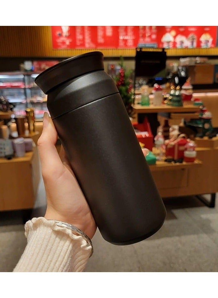 QSHOP Japanese Style Insulated Water Cup for Men Women Portable 304 Stainless Steel Insulated Cup Student Cup High Looking Kids Cup (480ml) - Image 3