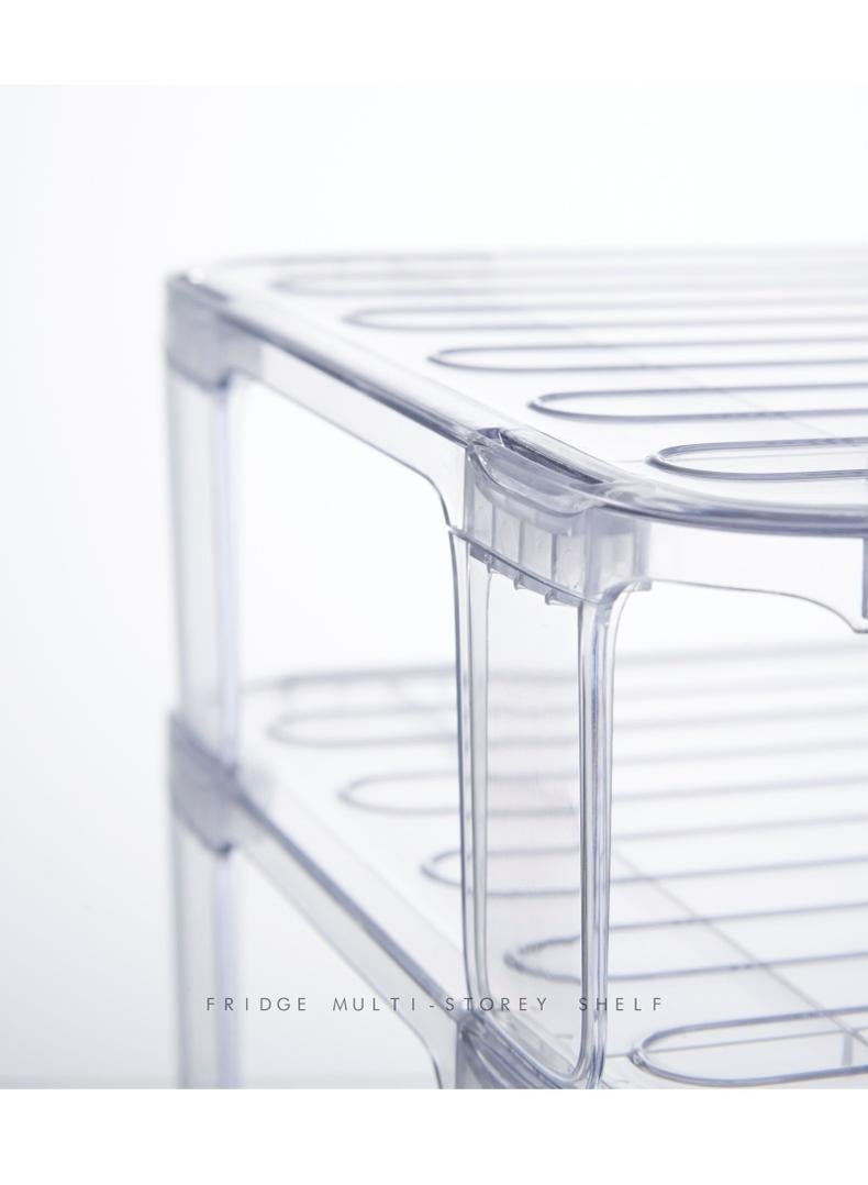 general Stackable Refrigerator Tiered Shelf Clear - Image 4