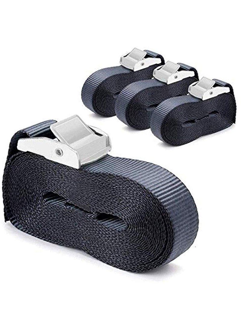 DIY Crafts Diy Crafts CTDIYHI57788 3 Feet Tie Down Lashing Ratchet Strap With Metal Buckle 7 Pack of 2 Multicolor  - Image 1