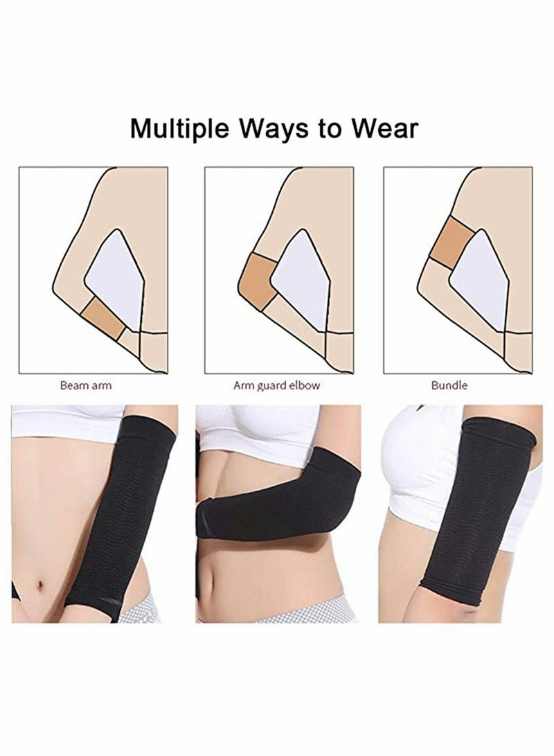 SYOSI Women Ultra-thin Elastic Weight Loss Thigh Leg Massage Shaper Slimming Compression Arm Shaper Burn Fat Weight Loss Arm Arm Slimming Shaper Wrap Arm Compression Sleeve for Upper - Image 4
