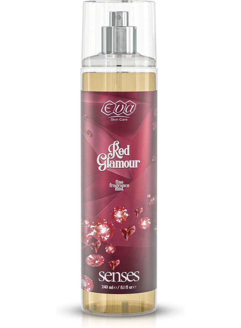 إيفا معطر جسم إيفا سكين كير سينسز - ريد جلامور 240 مل