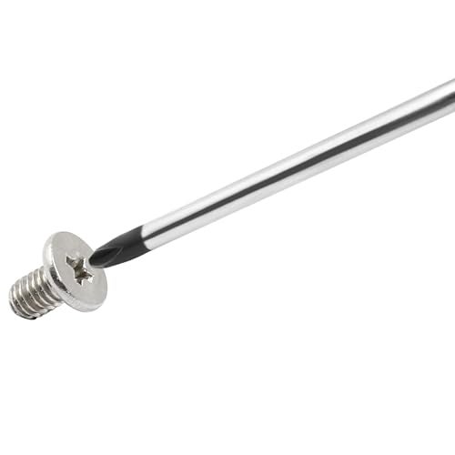 PHITUODA 100pcs M3 x 5mm Round Flat Head Machine Screws, 304 Stainless Steel Phillips Cross Drive Screw Hardware Fastener Bolts - Image 4