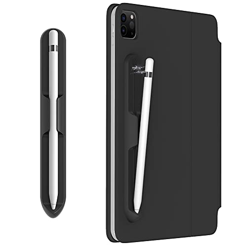 LOVE MEI iPencil Holder Sticker for Apple Pencil 1st/2nd Generation, Strong Adhesive Silicone Holder Sticker [Magnetic Attach Design] Accessories for iPad Stylus Pens - Image 1