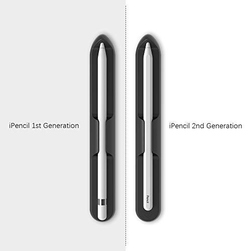 LOVE MEI iPencil Holder Sticker for Apple Pencil 1st/2nd Generation, Strong Adhesive Silicone Holder Sticker [Magnetic Attach Design] Accessories for iPad Stylus Pens - Image 3