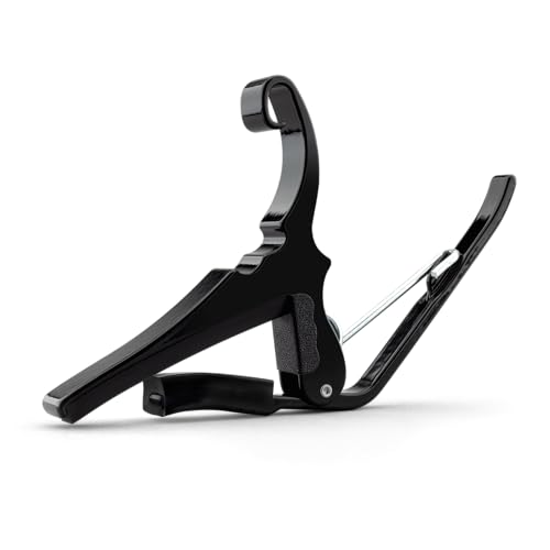 Kyser Musical Products QuickChange Guitar Capo KG12BA Black For Twelve String Guitars Made in USA Quality Strong Lightweight Quick Easy Key Changes Innovative Perfect Fit for 12 Strings - Image 3