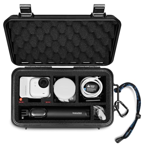 Lekufee Travel Waterproof Hard Case for Insta360 GO Ultra Standard Bundle Creator Bundle and other AccessoriesCase Bag Only - Image 1