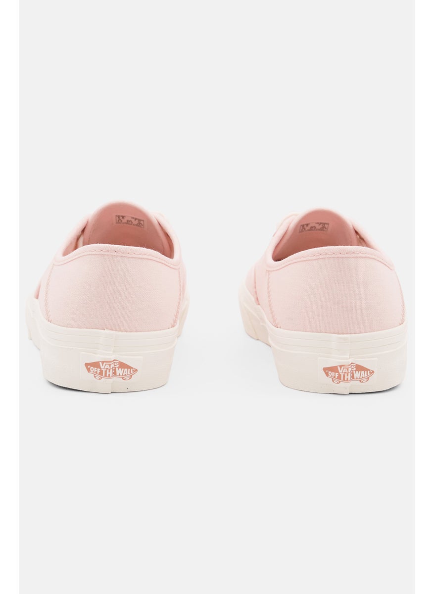 VANS - Women Authentic Sf Lace Up Skate Shoes, Pink/White - Image 1