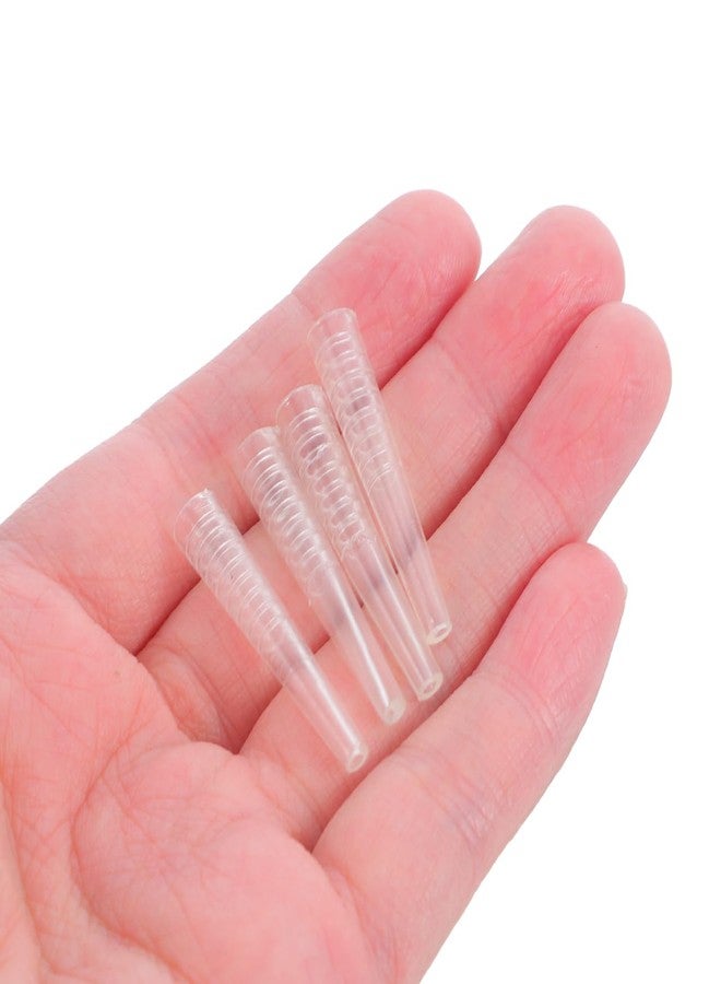 Lurrose 50pcs Tweezer Tip Covers: Clear Tweezer Point Protectors Cap - Makeup Beauty Supplies, General Size - Image 2