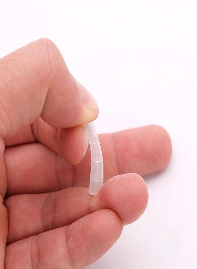Lurrose 50pcs Tweezer Tip Covers: Clear Tweezer Point Protectors Cap - Makeup Beauty Supplies, General Size - Image 3