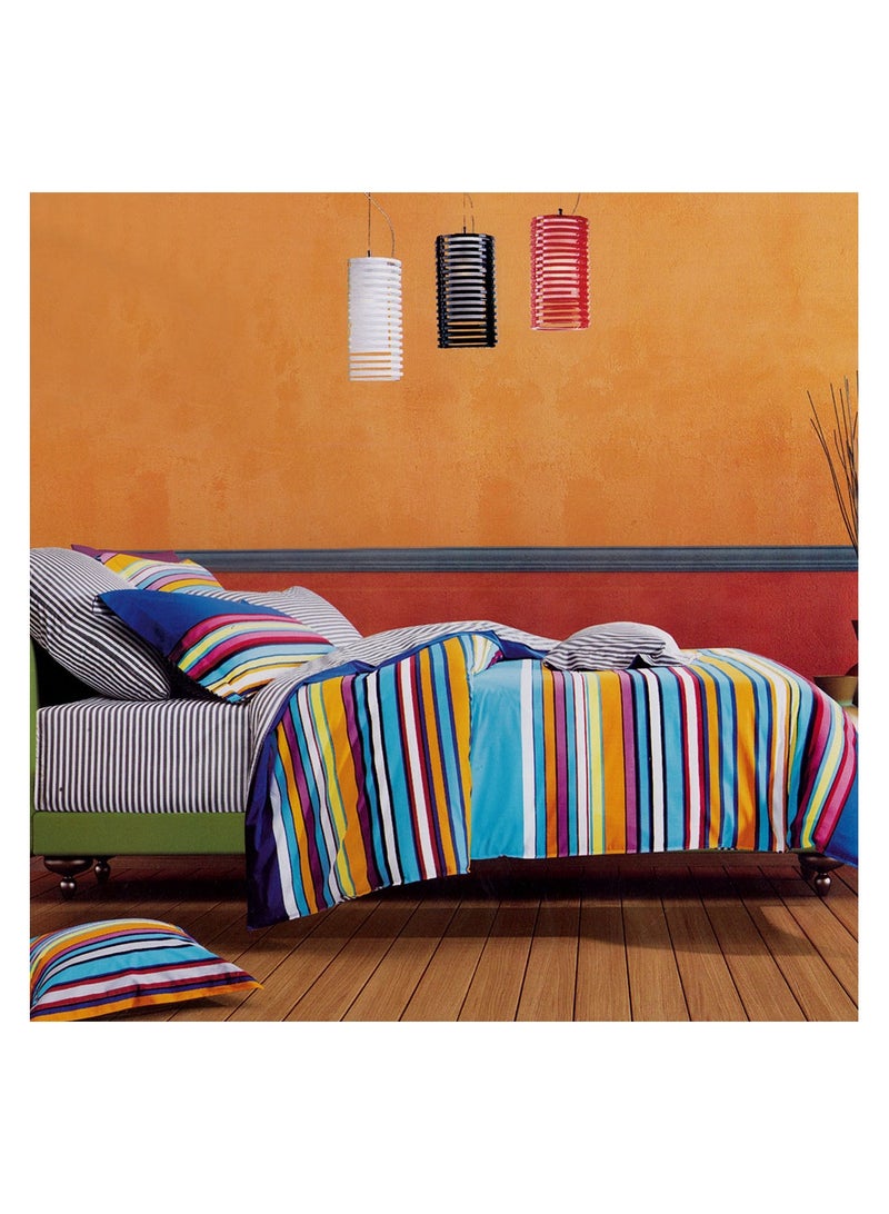 Family Bed Flat Bed sheet Set Cotton 3 pieces size 180 x 250 cm Model 133 from Family Bed - Image 1
