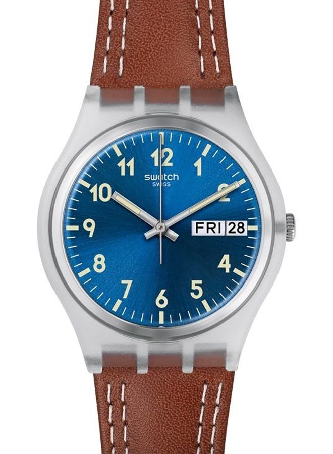 Swatch ساعة يد ويندي ديون كوارتز مقاومة للماء للجنسين - 36 مم - Image 1