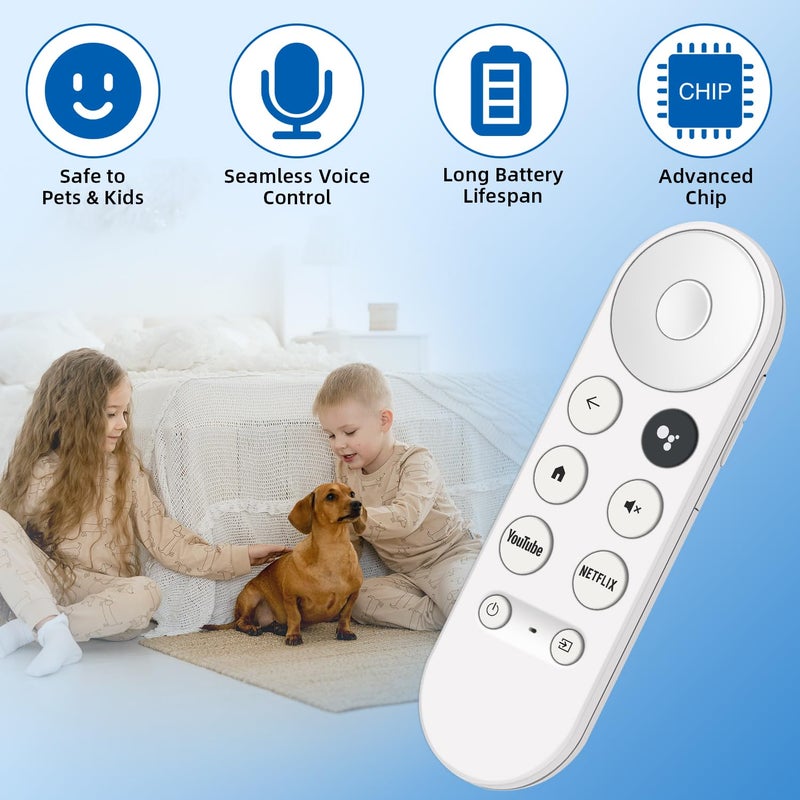 Nettech Replacement Remote for Chromecast with Google TV Built-in. 1-Year Full Warranty. - Image 3