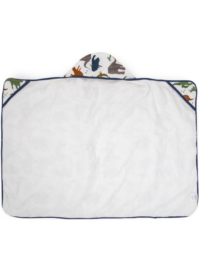 ليتل يونيكورن Little Unicorn Cotton Hooded Towel Big Kid (Dino Friends) - Image 3