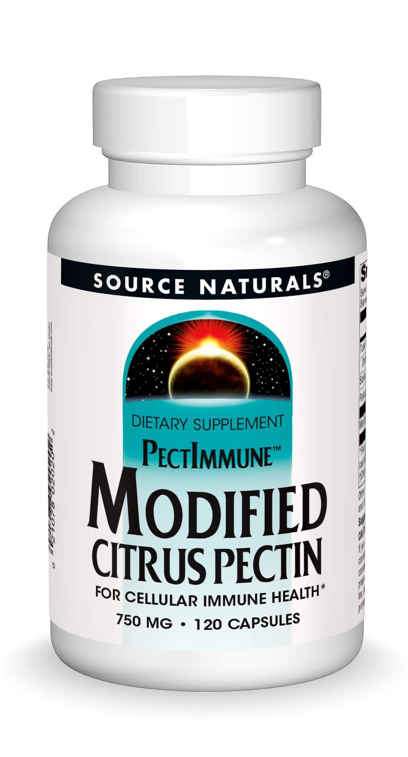 Source Naturals Source Naturals PectImmune Modified Citrus Pectin for Cellular Immune Health 750 mg 120 Capsules 