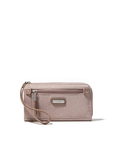 Baggallini Zip Around Wallet Blush Shimmer One Size  - Image 1