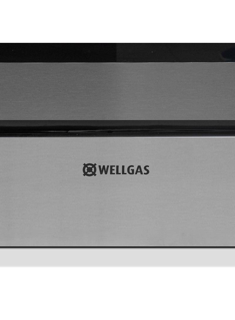 WELLGAS WellGas Gas Oven, 90*60Cm, 5 Burners, 116L, Portuguese, Safty, Steel - GCW 99SS - Image 3