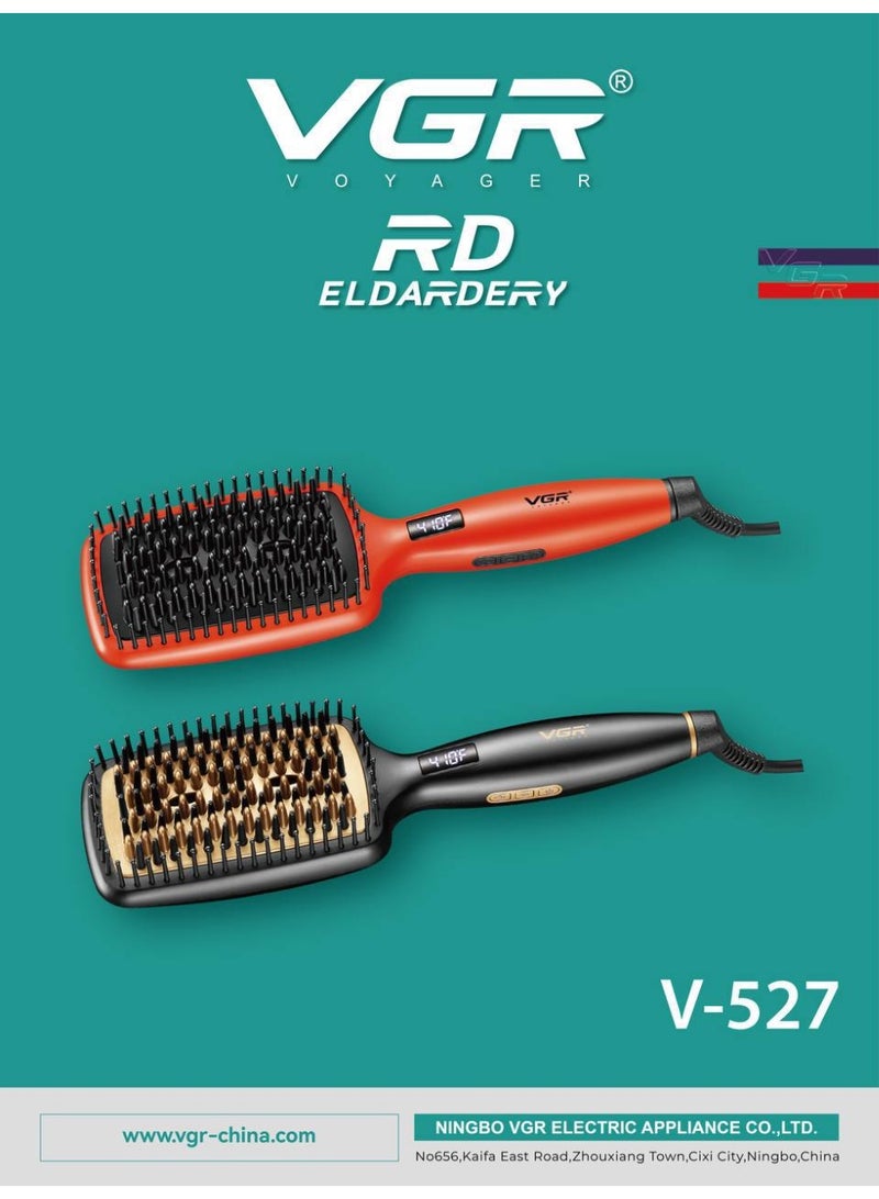 فرشاة تجفيف VGR‑527 – فرشاة هواء ساخن بسيراميك تورمالين ووضعين حرارة