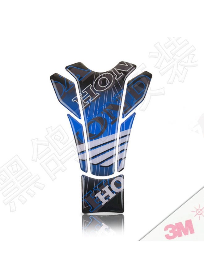 For KTM Suzuki Honda Yamaha Motorcycle Stereo Waterproof Fuel Tank Sticker Decorative Fuel Tank Fishbone Decal-Colour:Honda 5 3m Glue-free Waterproof And Anti-slip-Size:Default Item - Image 1