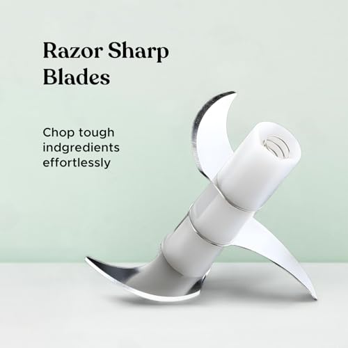 Salt ChopEase Classic Rechargeable Mini Chopper | Powerful motor and Long Lasting Battery | Sharp Stainless Steel Blades | Effortless Cleaning | 250 ML | Black - Image 3