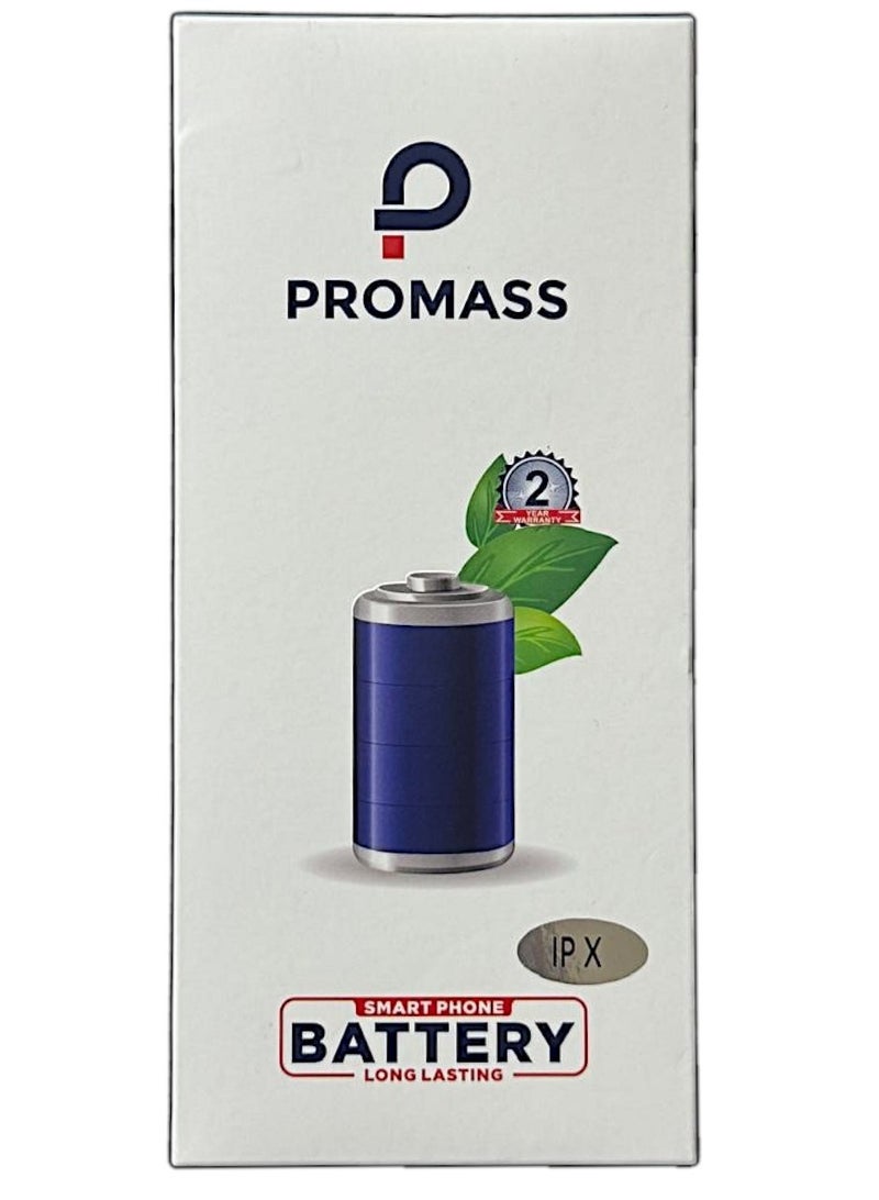بروماس بطارية بديلة لهاتف Apple iPhone X باللون الأسود - Image 1