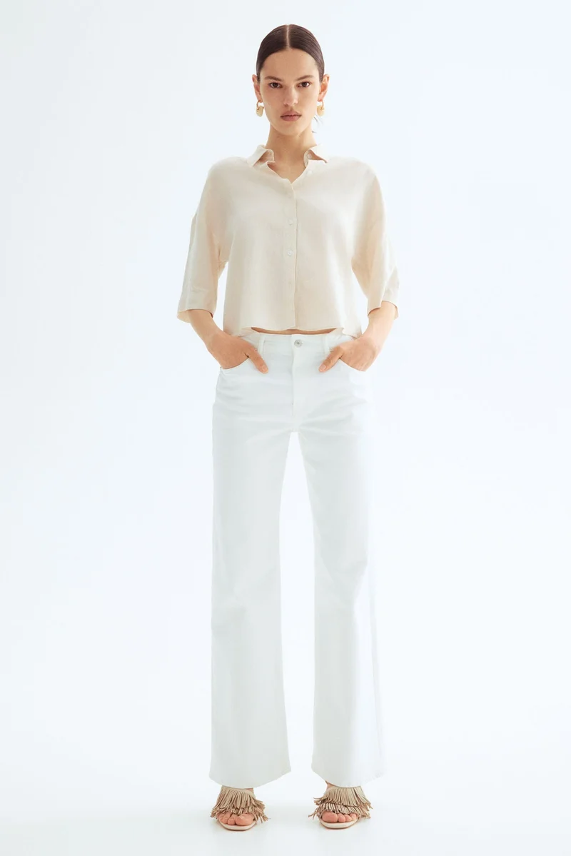H&M Linen-blend shirt