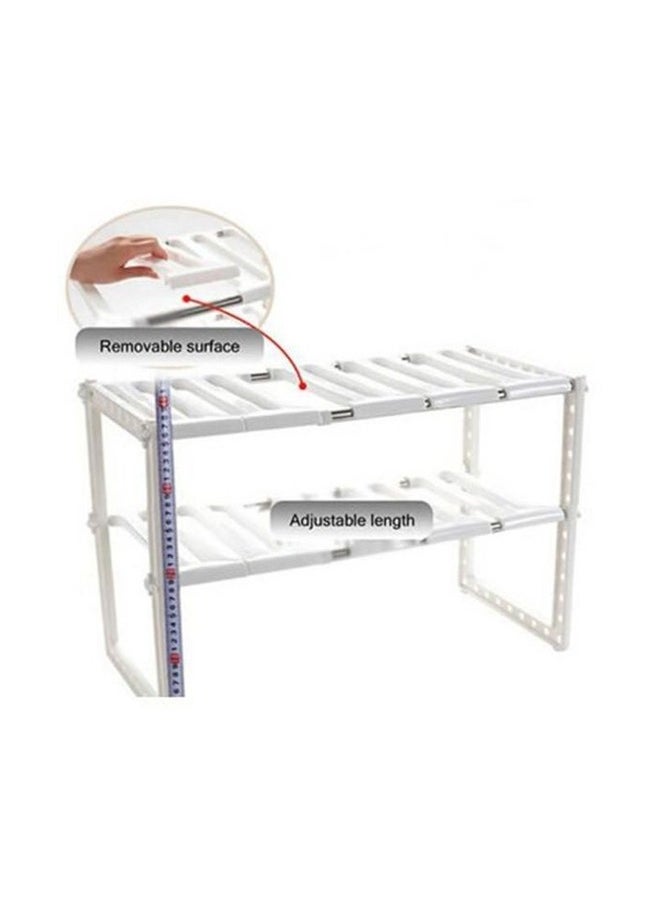 SKY-TOUCH - Under Sink Storage Organizer White 50 ~ 70cm - Image 1