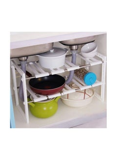 SKY-TOUCH Under Sink Storage Organizer White 50 ~ 70cm  - Image 2