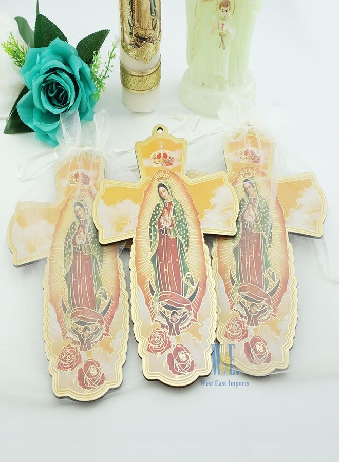 WE 12 Pcs Our Lady of Guadalupe Wall Cross - Baptism First communion Favor Memorial Religious Event - Image 3