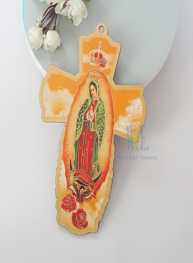 WE 12 Pcs Our Lady of Guadalupe Wall Cross - Baptism First communion Favor Memorial Religious Event - Image 4