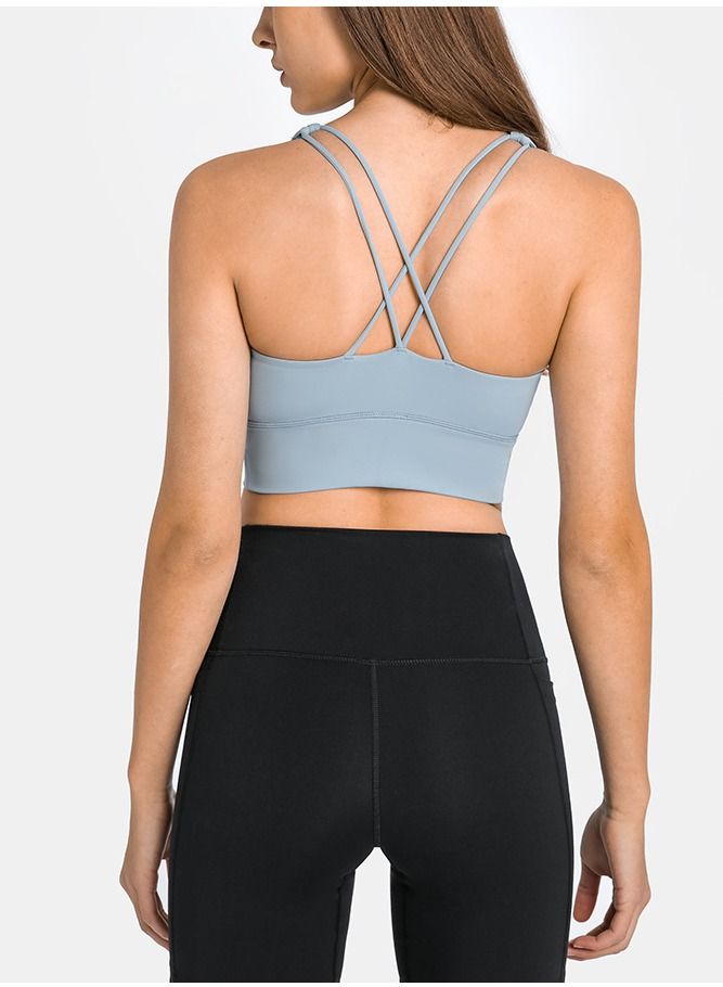 Loquat Yoga Sports Bra Double Shoulder Straps  - Image 2