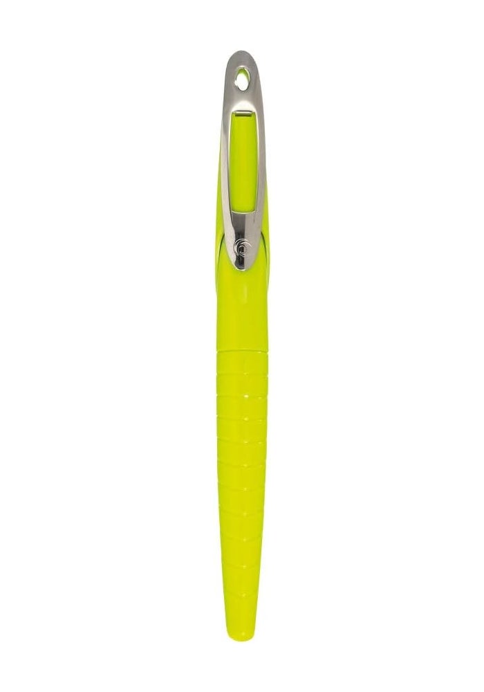 Herlitz my.pen M-Nib Fountain Pen Set - Lemon/Blue, Ergonomic Design for Right-Handed Users - Image 3