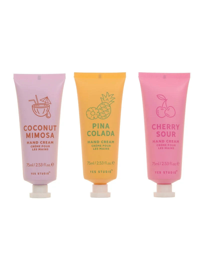 يس ستوديو Fruity Cocktail Hand Cream Trio