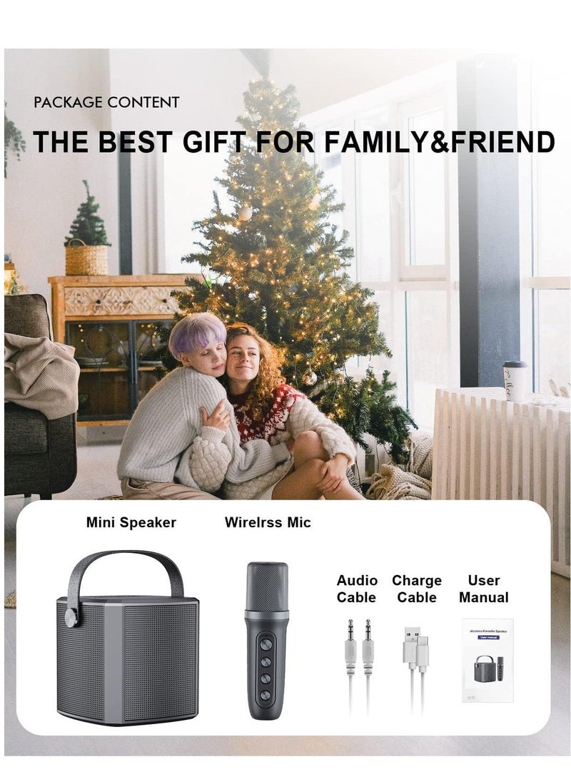 JAJEEK Bluetooth Karaoke Speaker for Kids & Family | Professional Microphone with Built-In PA System | Portable Outdoor Singing Speaker | Perfect for Karaoke Parties, Home Entertainment, and Kids Singing Fun - Image 4