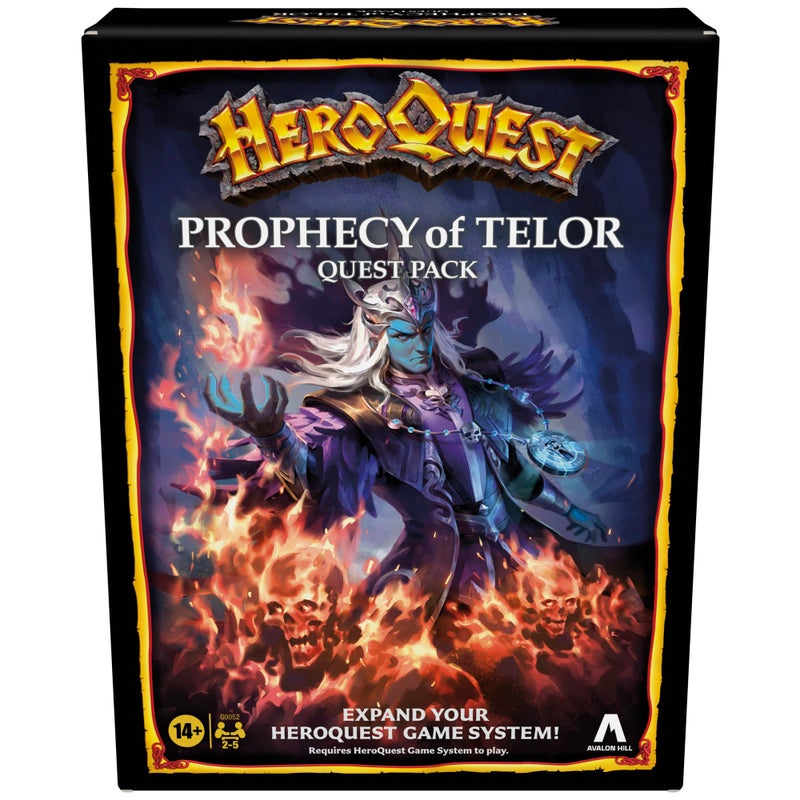 Avalon Hill HeroQuest Prophecy of Telor Quest Pack Requires HeroQuest Game System to Play Dungeon Crawler Games Ages 14 25 Players Strategy Games - Image 2