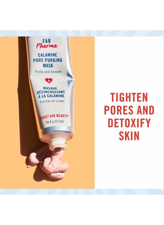 First Aid Beauty - Fab Pharma Calamine Pore Purging Mask Detoxifying Face Mask With Calamine Kaolin Clay Bentonite Clay And Salicylic Acid 2.5 Oz - Image 1