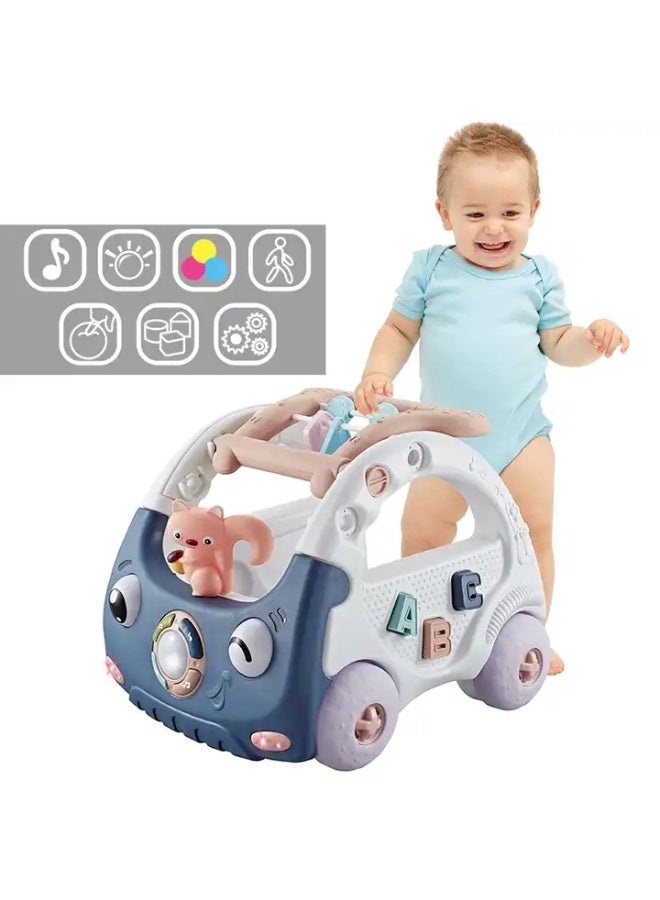 Factory Price Musical Baby Walker with Activity Center – 6+ Months | Lights, Sounds & Adjustable Handle | Balance & Walking Support - Red - Image 3