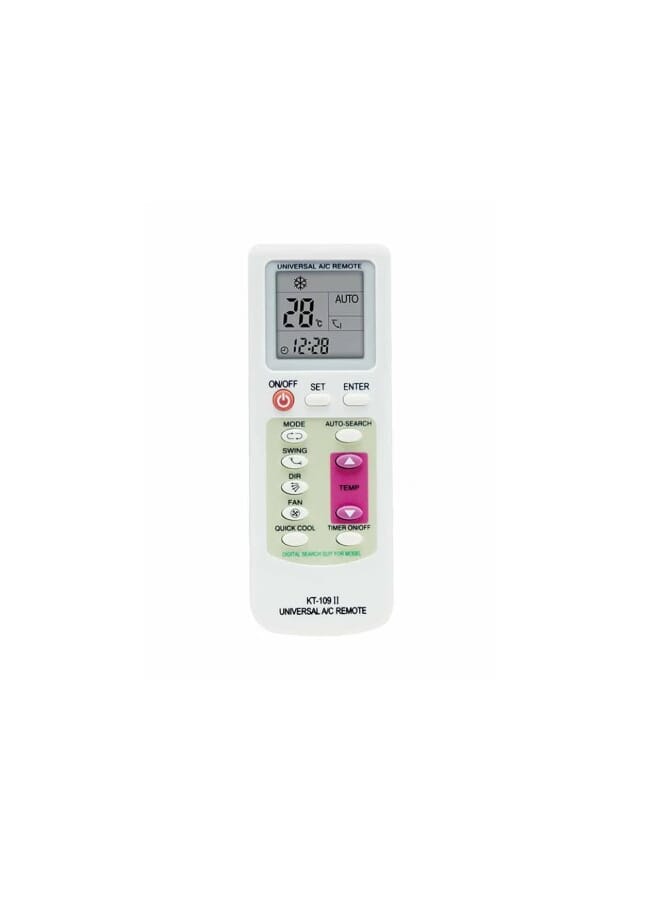 Universal AC Remote kt109 White