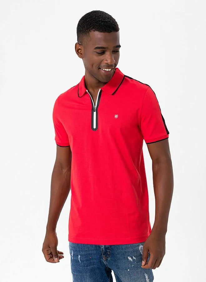 FELIX HARDY red Polo Shirt Short Sleeve for Men | Best Price UAE