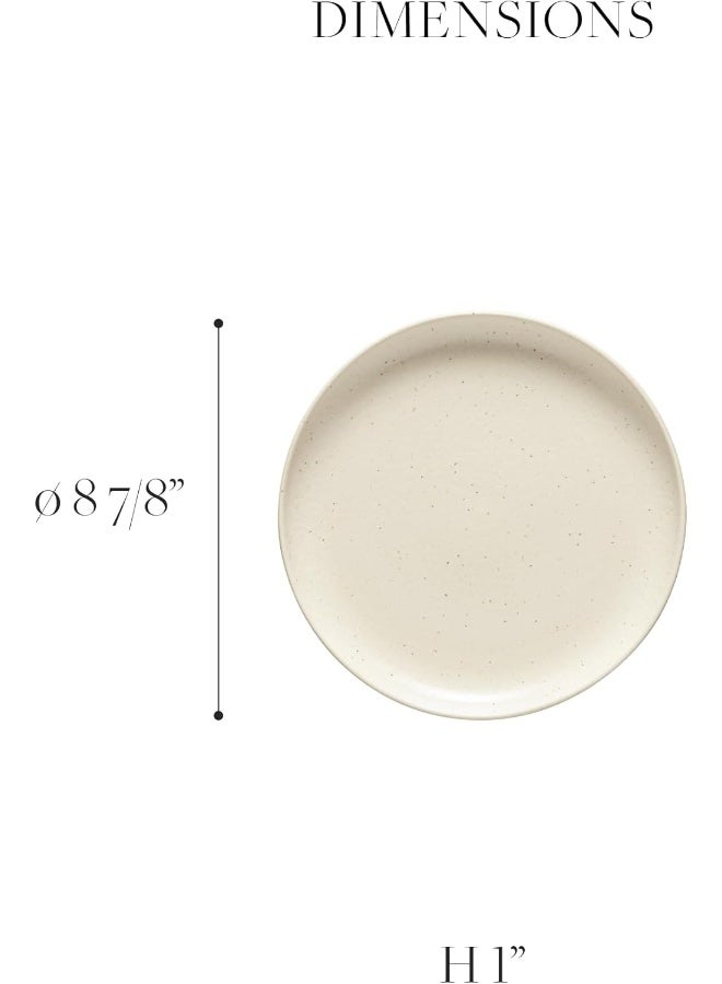 Casafina Casafina Ceramic Stoneware 16Piece Place Setting Service for 4 with Cereal Pasta Bowls Pacifica Collection Vanilla Microwave Dishwasher Safe Dinnerware Set Restaurant Quality Tableware  - Image 3