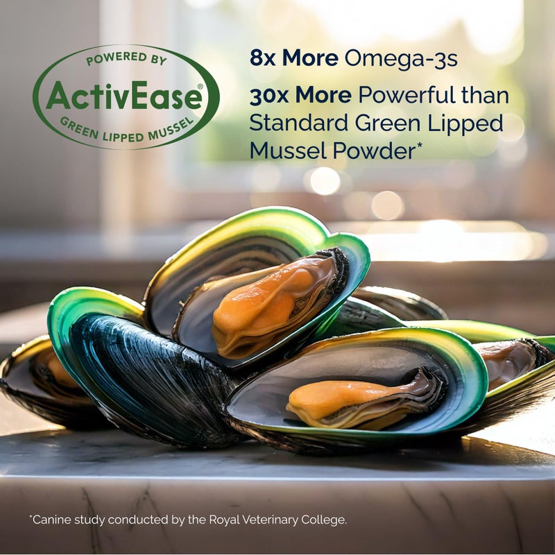 Yumove Hip & Joint Supplement for Dogs - with Glucosamine Chondroitin, Omega 3, Hyaluronic Acid, Green Lipped Mussel & Fish Oil for Dogs - Senior Dog Joint Supplement (240ct Chewable Tablets) - Image 5