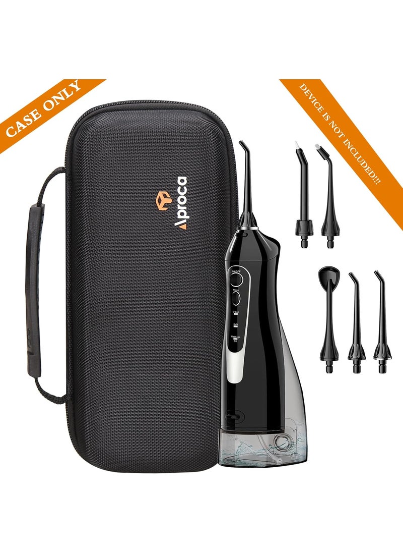 Aproca Aproca Black Hard Storage Protective Case for COSLUS Water Dental Flosser Portable Cordless Oral Irrigator F5020E and Accessories  - Image 5
