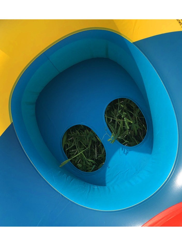 Generic - Float Swimming Pool Toddler Floaties Inflatable Outdoor Swimming Ring Seat with Inflatable Canopy Shark Infant Pool Float - Image 1