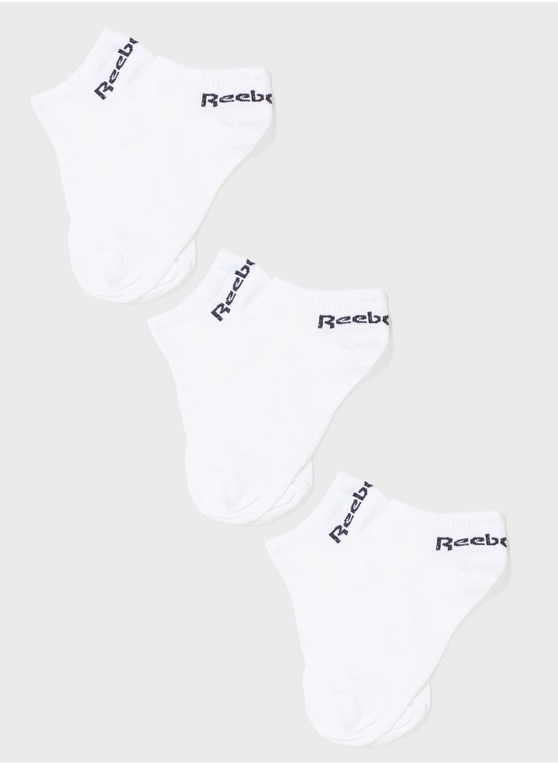 Reebok 3 Pack Low Cut Micro Socks  - Image 1