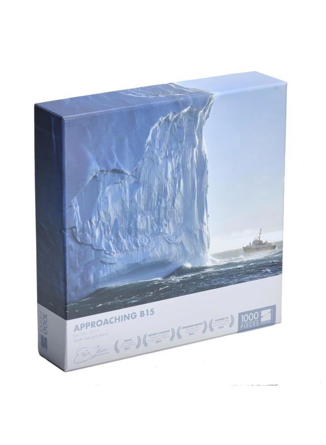 LINE+ARC Award Winning Photo Jigsaw Puzzle 1000 Pieces Approaching B15 Antarctica - Image 1