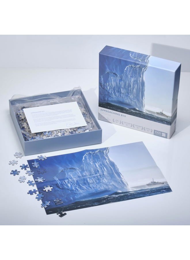 LINE+ARC Award Winning Photo Jigsaw Puzzle 1000 Pieces Approaching B15 Antarctica - Image 3