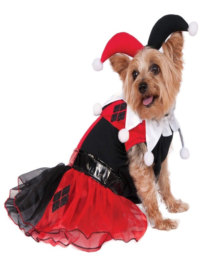 Rubies DC Comics Villains: Harley Quinn Pet Costume for Dogs or Cats by Rubies, XL - Image 1
