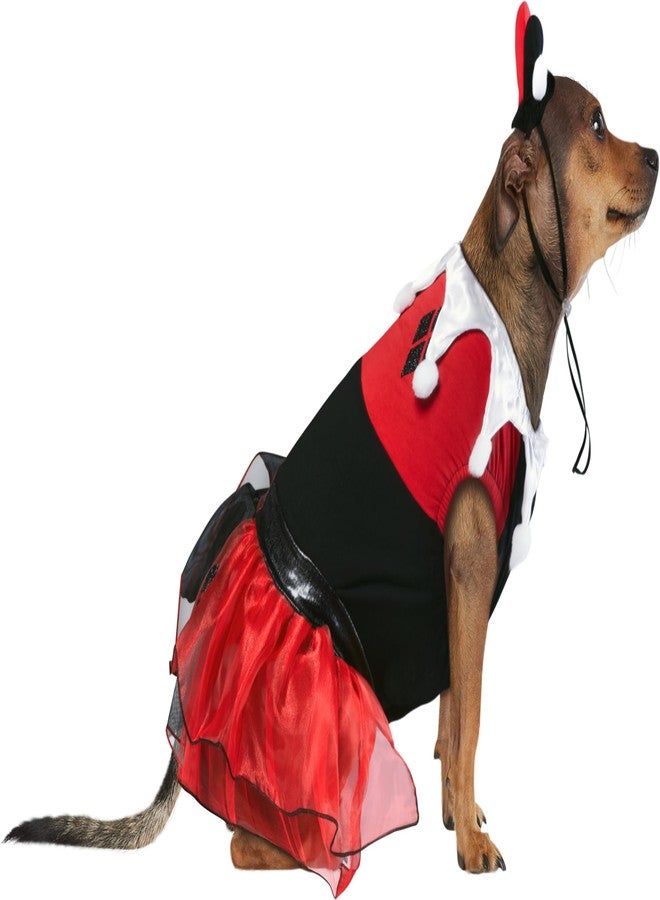Rubies DC Comics Villains: Harley Quinn Pet Costume for Dogs or Cats by Rubies, XL - Image 4