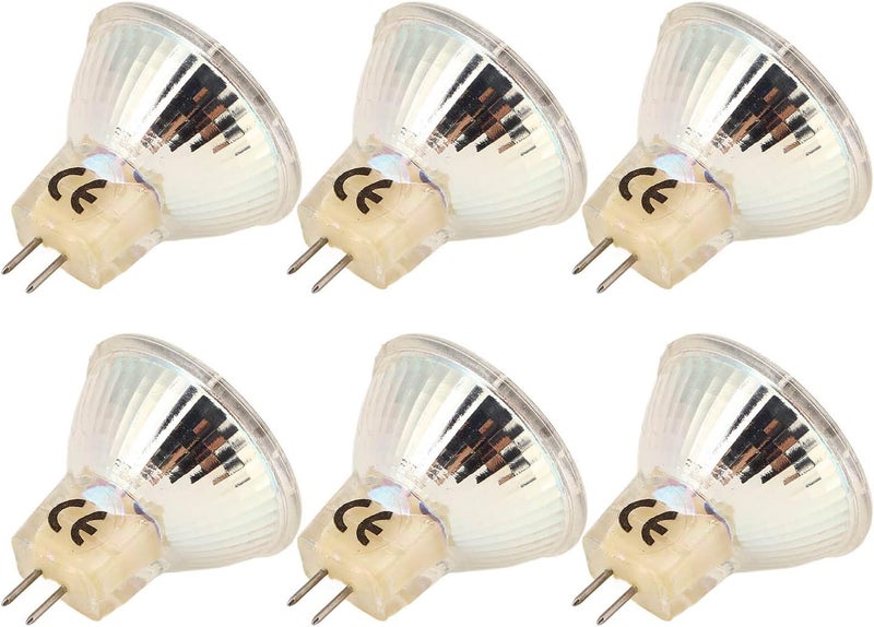 Hyuduo MR11 GU4 Light Bulbs MR11 Light Bulbs Ceramic Base MR11 GU4 Light Bulbs 270LM 12V 3W for Yard for White Light Lighting & Ceiling Fans (Warm Light) - Image 3